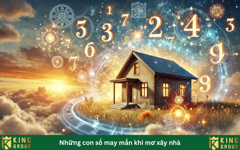 Những con số may mắn khi mơ xây nhà